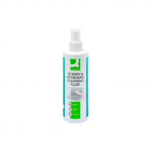 Q-CONNECT Čistiaci sprej na obrazovky a povrchy 250ml