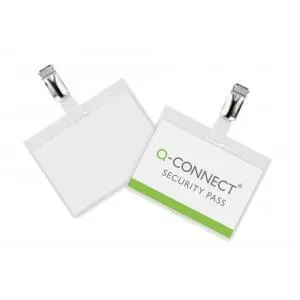 Q-CONNECT Visačka so štipcom zatvorená Q-Connect 90x60mm 25ks (QC001562)
