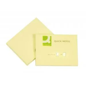 Q-CONNECT Bloček Q-CONNECT žltý 76x102mm (QC001410)