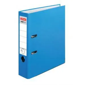 Herlitz zakladač pákový A4 8cm Color Blocking baltická modrá