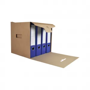Emba I/4P zberný box hnedý 32,5 x 29,5 x 32,5 cm