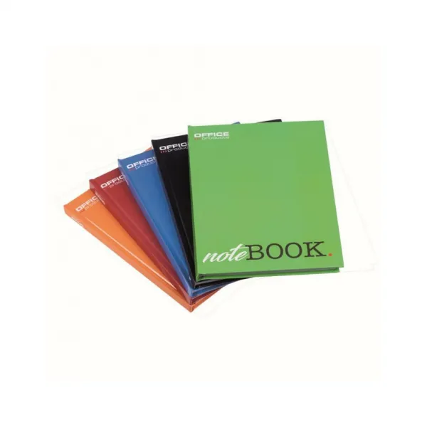Záznamová kniha Office Products A4 96 listov linajková mix farieb