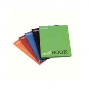 Záznamová kniha Office Products A4 96 listov linajková mix farieb