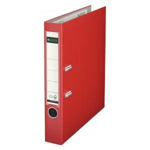 Leitz 180° pákový zakladač plastový A4 5,2 cm červený