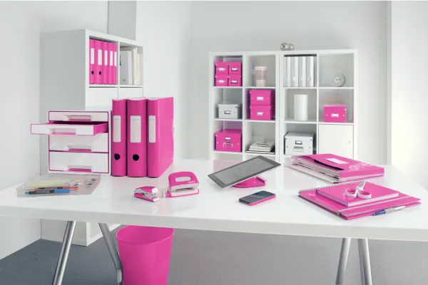LEITZ 180 Active Wow Pákový zakladač 8,2 cm A4 ružový