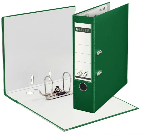 Leitz 180° pákový zakladač plastový A4 8 cm zelený