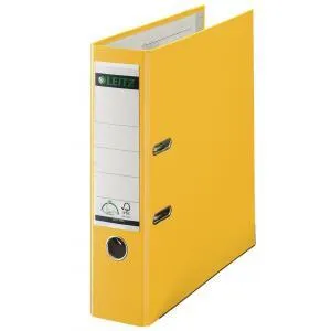 Leitz 180° pákový zakladač plastový A4 8 cm žltý