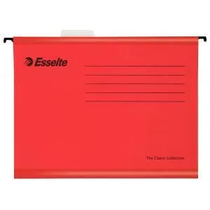 ESSELTE ZÁVESNÁ ZAKLADACIA DOSKA "PENDAFLEX STANDARD", ČERVENÁ