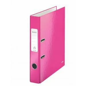 LEITZ 180 Wow Pákový zakladač 5,2 cm A4 ružový