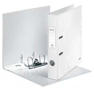 Leitz pákový pořadač 180° WOW A4 50 mm perleťove bielý