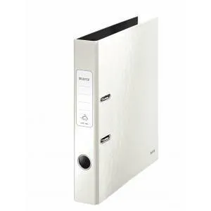 Leitz pákový pořadač 180° WOW A4 50 mm perleťove bielý