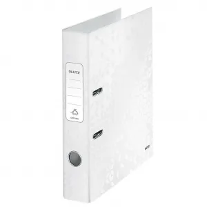Leitz pákový pořadač 180° WOW A4 50 mm perleťove bielý