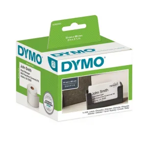 Dymo papierové štítky 89mm x 51mm, biele, pre vizitky, bez lepidla, 300 ks, S0929100 S0929100