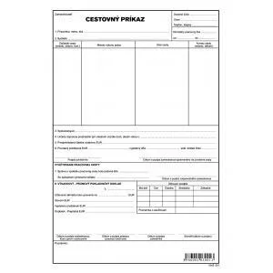 Igaz Cestovný príkaz A4 1000ks