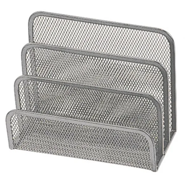 Q-CONNECT Drôtený stojan na listy 170x135x83mm strieborný