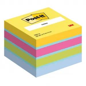 POST-IT Bloček kocka Post-it 51x51 mini mix farieb (MM205130)