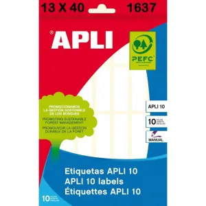 APLI Etikety univerzálne 13x40mm APLI A4 (AG001637)