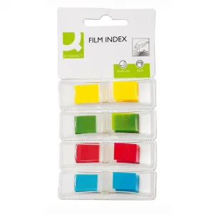 Q-CONNECT Záložky Q-CONNECT v zásobníku 12,5x43mm, 4x36l (QC003631)