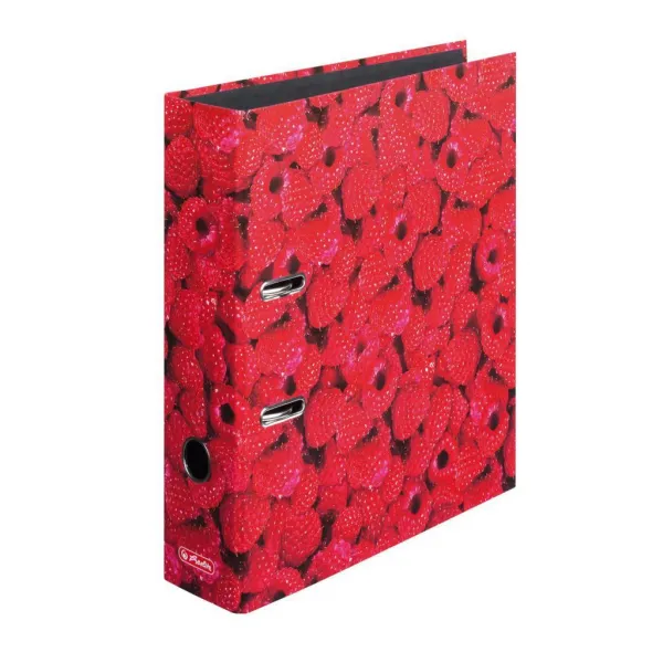 Herlitz Šanón pákový A4 8 cm lamino malina