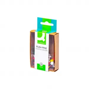Q-CONNECT Napichovacie špendlíky mix farieb 25ks