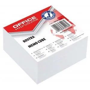 OFFICE products Blok kocka nelepená 85x85x40mm biela
