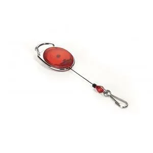 DURABLE Výsuvný kotúč so svorkou DURABLE JOJO STYLE červený 1ks (DU832703)