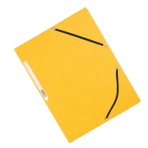 Q-CONNECT Kartónový obal hladký s gumičkou Q-Connect žltý (QC002166)