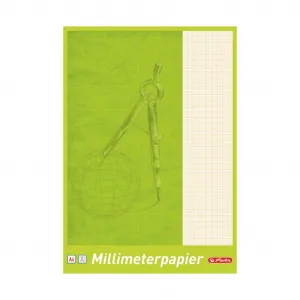 Milimetrový papier Herlitz A4 80g 25 listov