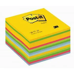 Bloček kocka Post-it 76x76 mix farieb