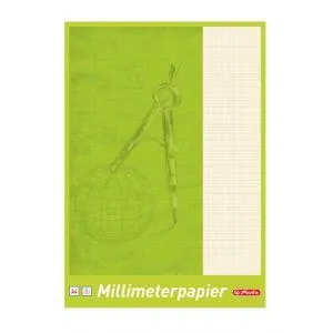 Milimetrový papier Herlitz A4 80g 25 listov