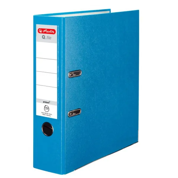 Herlitz pákový zakladač A4 8 cm aqua