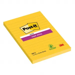 POST-IT Bloček Post-it Super Sticky 102x152 žltý linajky (MM066010)