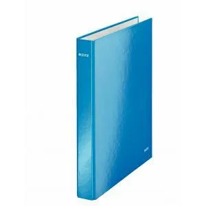 Leitz Wow krúžkový zakladač 2 D tvar 4 cm A4 Maxi kartón lesklý ľadovo modrý