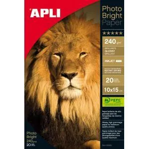 Fotopapier 10x15cm APLI Bright 240g 20 hárkov