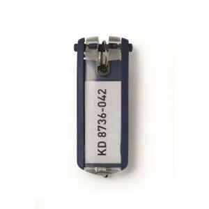 Prívesok na kľúče Menovky DURABLE key CLIP modré 6ks DU195707