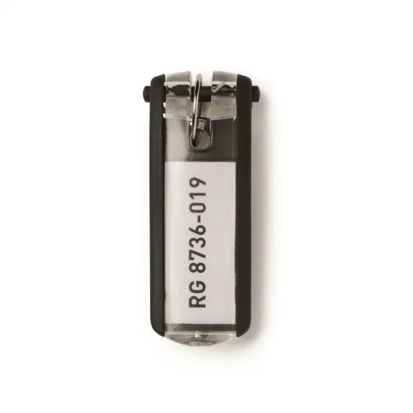 Prívesok na kľúče Menovky DURABLE key CLIP čierne 6ks DU195701
