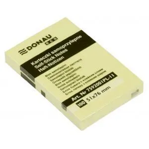 Bloček Donau ECO žltý 51x76mm