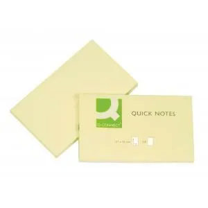 Bloček Q-CONNECT žltý 76x127mm