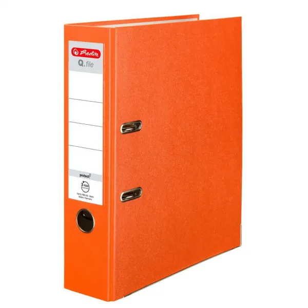 Herlitz pákový zakladač A4 8 cm oranžový