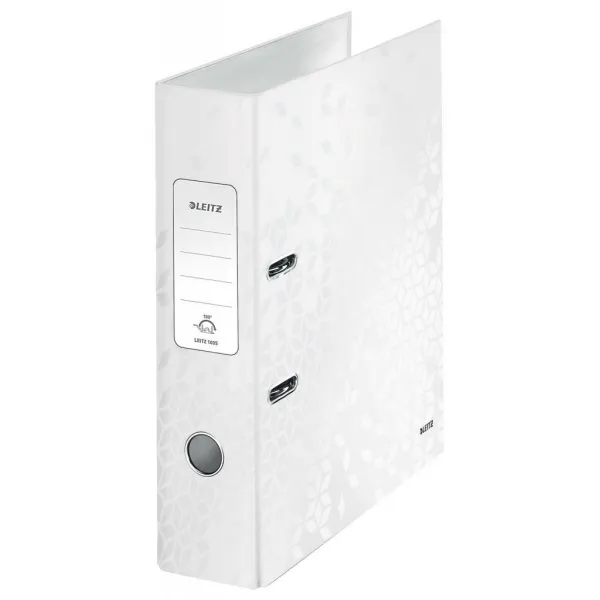 LEITZ 180 Wow Pákový zakladač 8 cm A4 biely