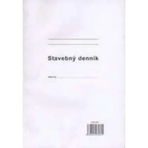 Igaz 949 Stavebný denník, A4, 83 listov, samoprepis, číslovaný