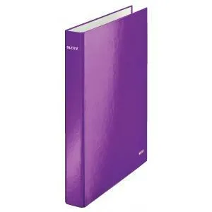 Leitz Wow 2 krúžkový zakladač lamino A4 4 cm purpurový