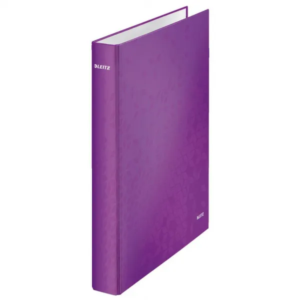 Leitz Wow 2 krúžkový zakladač lamino A4 4 cm purpurový