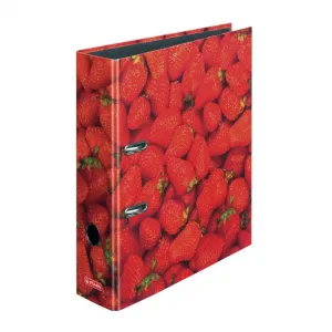 Herlitz Šanón pákový A4 8 cm lamino jahoda