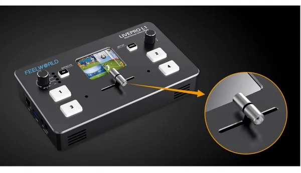 Feelworld LivePro L1 4x HDMI prepínač USB Streaming 15658