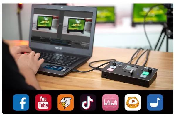 Feelworld LivePro L1 4x HDMI prepínač USB Streaming 15658