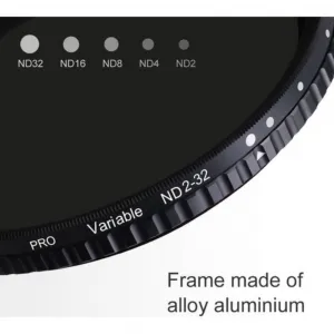 K&F Concept Kruhový polarizátor Nano-X plus variabilný filter ND2-ND32 (49 mm) 18843