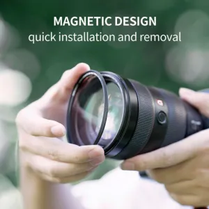 K&F Concept Nano-X magnetický čierny hmlový filter 1/8 s prstencom adaptéra a krytom... 21879