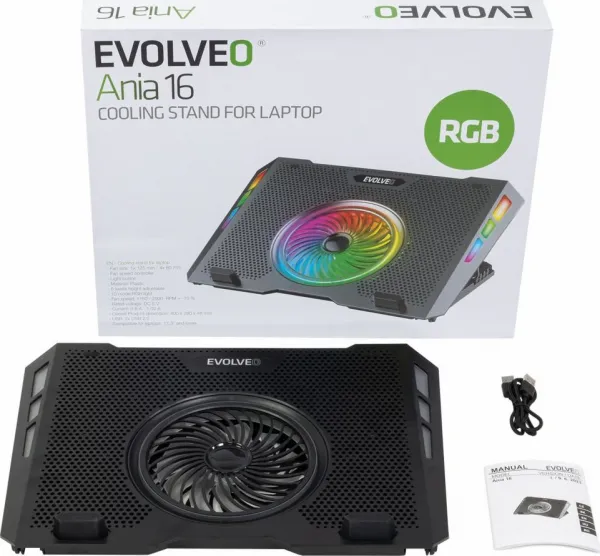 EVOLVEO Ania 16, chladicí podstavec pro notebook