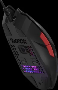 A4tech BLOODY W60 Max Mini, podsvícená herní myš, 12000 DPI, černá, USB